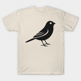 Black canary bird T-Shirt